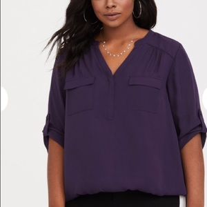 Torrid Purple fashion top